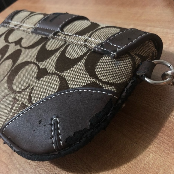 COACH Signature Wristlet Wallet - Picture 10 of 14